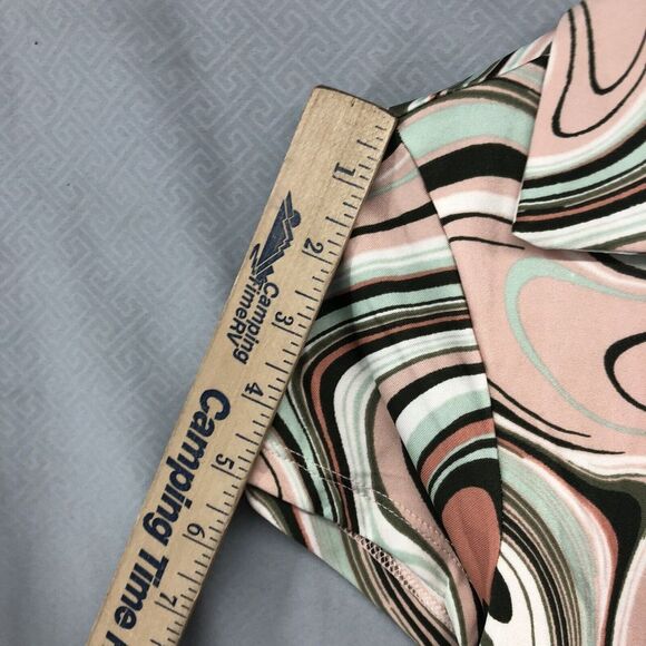 Rue21 Dress Young Adult Medium Short Sleeve Women Multicolor Swirl New Stained - Picture 9 of 14